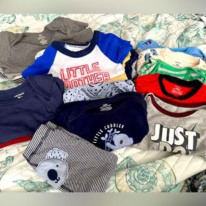 18 Month Boy Onesie Lot 💙 21 Pieces